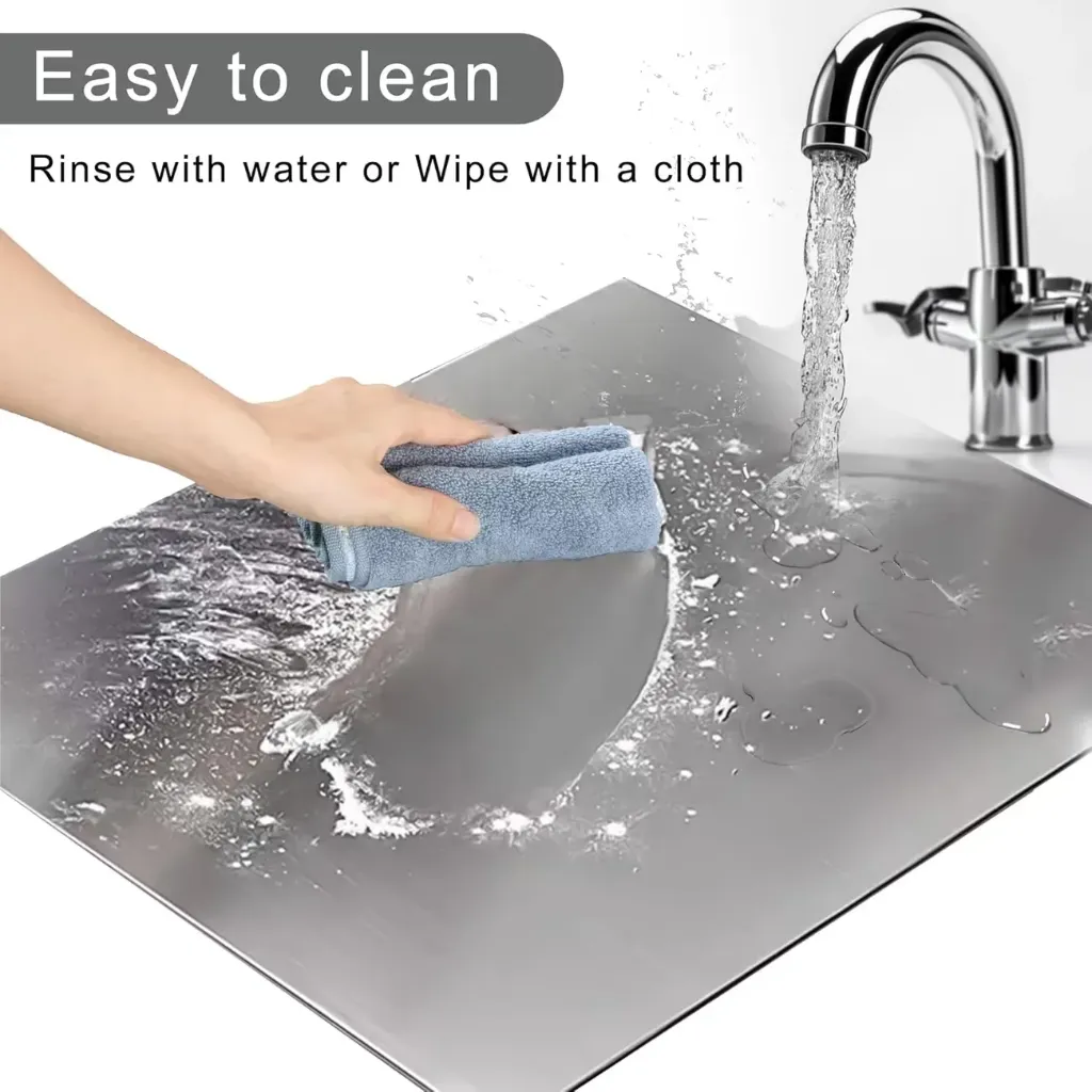 لوح تقطيع من الفولاذ المقاوم للصدأ - حجم متوسط